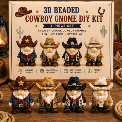 🔥Last Day 50% OFF🧵✨3D Beaded Gnome DIY Kit
