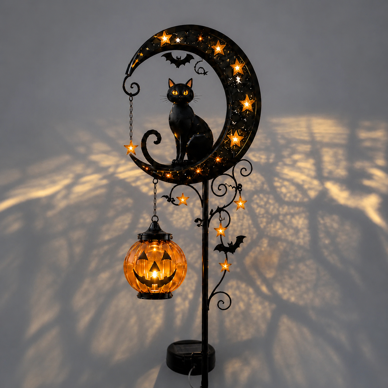 Halloween Early Bird Sale | 49% OFF Pumpkin Moon Garden Stake Light
