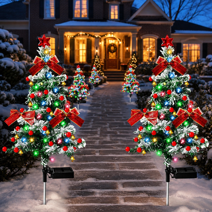 Last day 50%OFF🎄2026 Solar Christmas Trees Lights Outdoor Decoration Waterproof