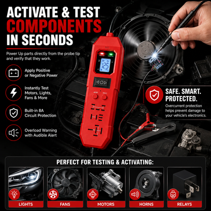 🔧 3-in-1 Automotive Power Circuit Probe & Relay Tester – 12V/24V Electrical Diagnostic Tool |Buy 2 Free Shipping🚚