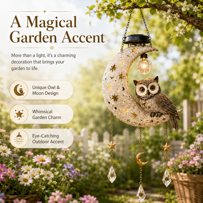💥HOT SALE 50% OFF🔥Solar Owl Moon Garden Light