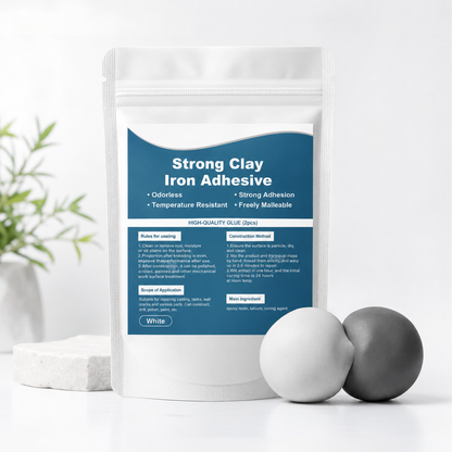 🛠️ Strong Clay Iron Adhesive Repair Putty – Moldable Gap & Crack Filler