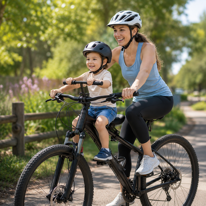Front-Mounted Kids Bike Seat 🚲👶 – Safe & Comfortable Parent-Child Bike Seat