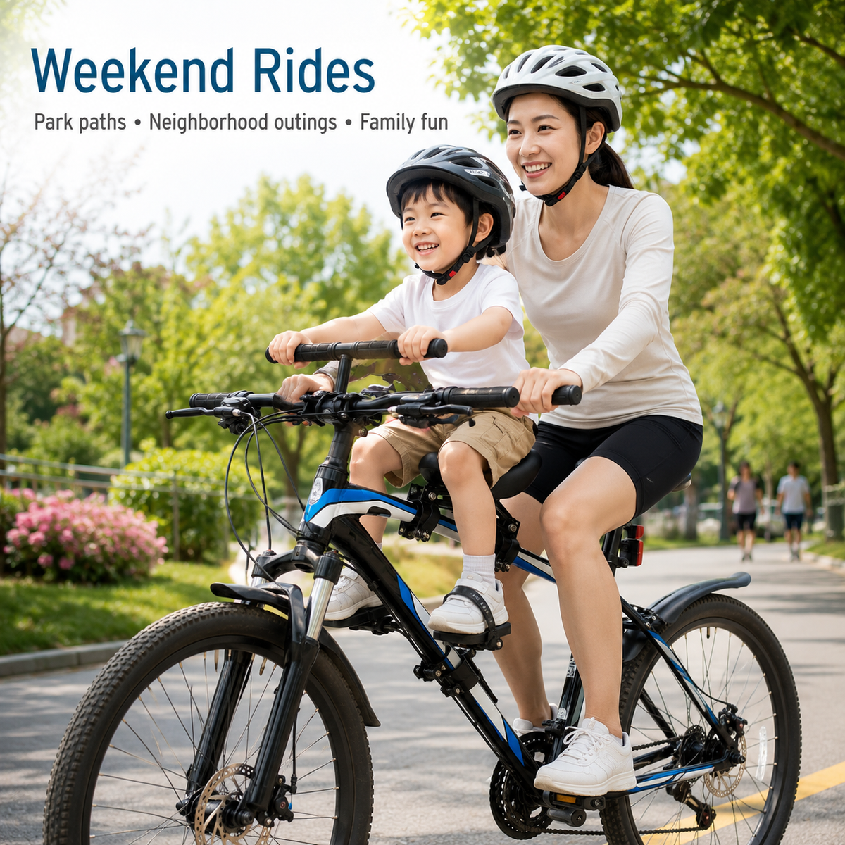 Front-Mounted Kids Bike Seat 🚲👶 – Safe & Comfortable Parent-Child Bike Seat