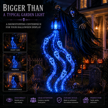 🎁Today 49% OFF🎁💀Halloween Soul Harvester Animated Garden Light