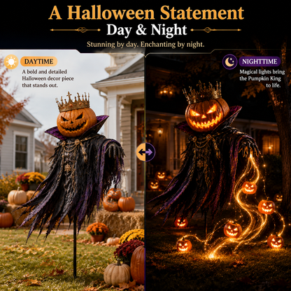 🎁Today 49% OFF🎁🎃Pumpkin King Awakening™ – Flowing LED Halloween Yard Light