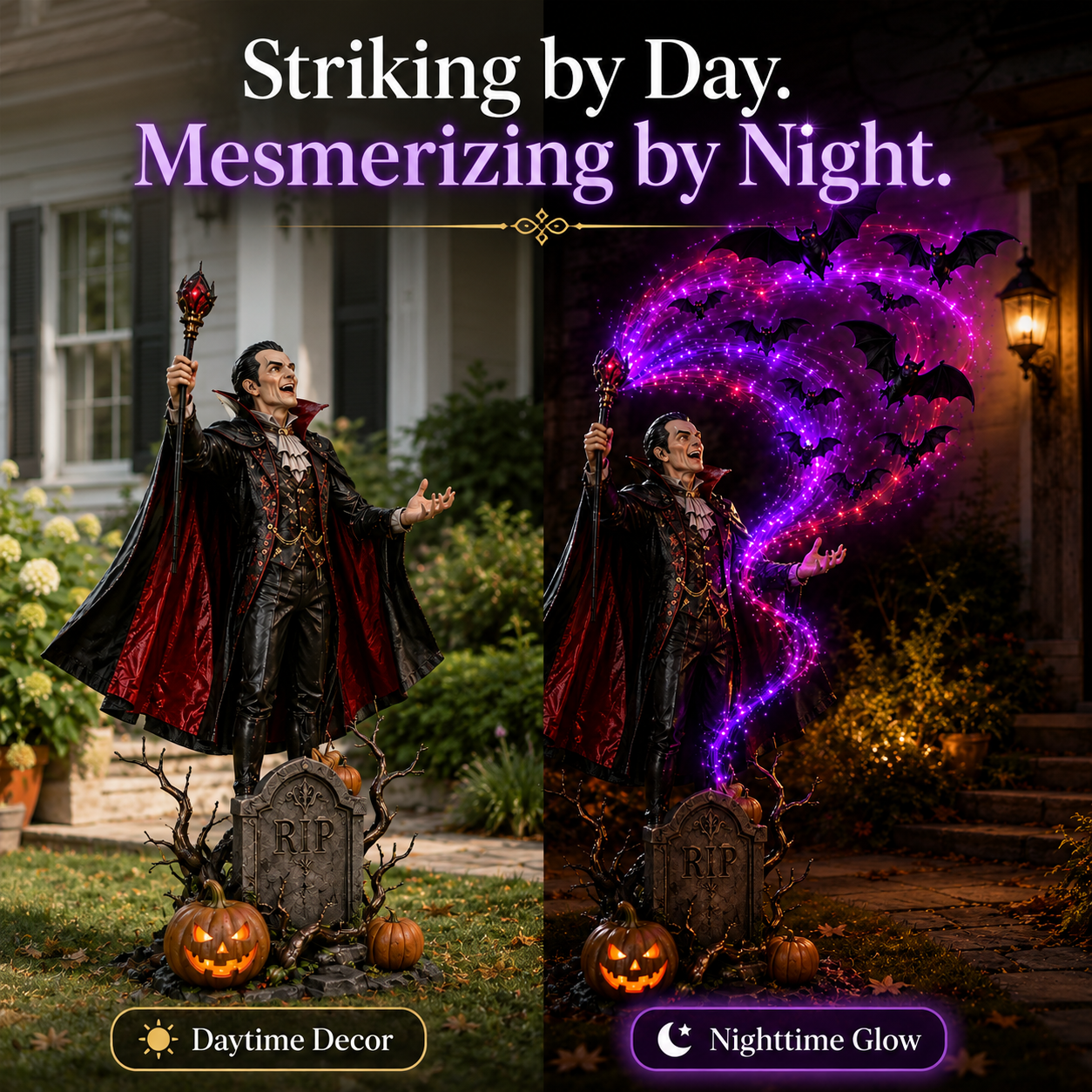 🎃Today 49% OFF🦇Vampire Summoning Bats Garden Light