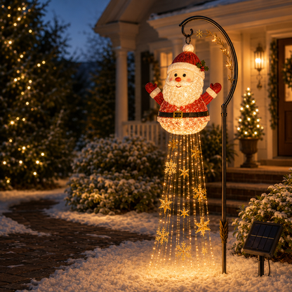 Solar Starlight Cascade™ Christmas Character Garden Stake Light