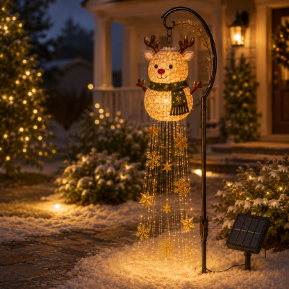 Solar Starlight Cascade™ Christmas Character Garden Stake Light