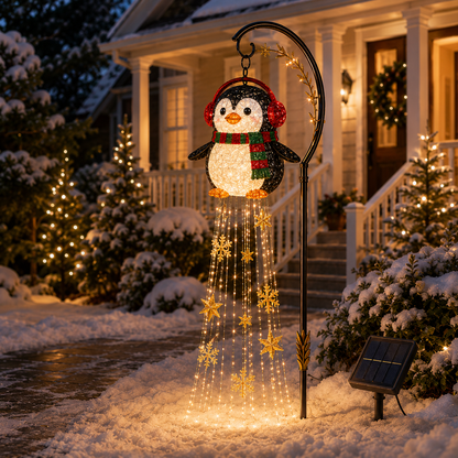 Solar Starlight Cascade™ Christmas Character Garden Stake Light