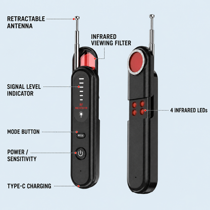 ⏳ Last day! 49% OFF - Hidden Camera Detector