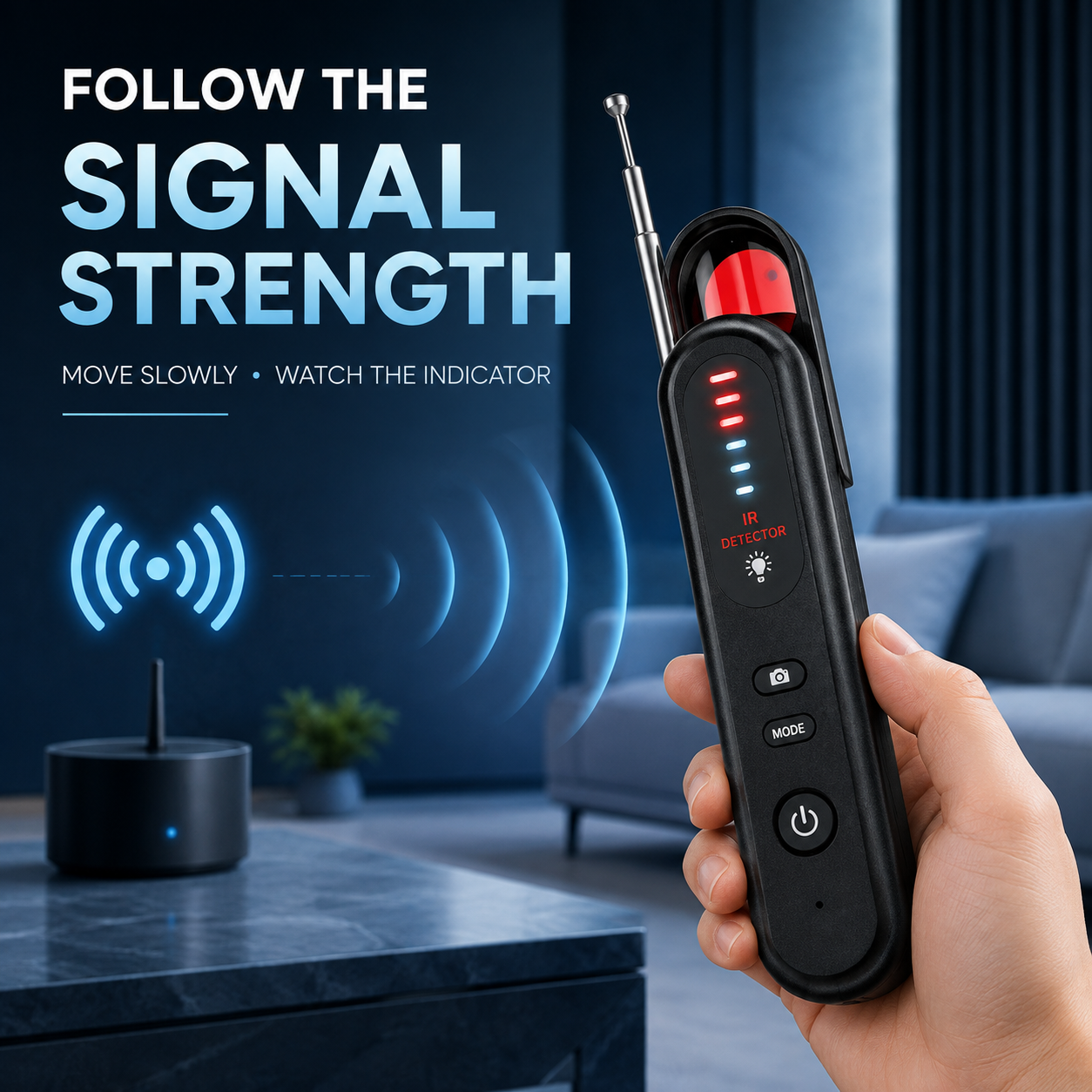 ⏳ Last day! 49% OFF - Hidden Camera Detector