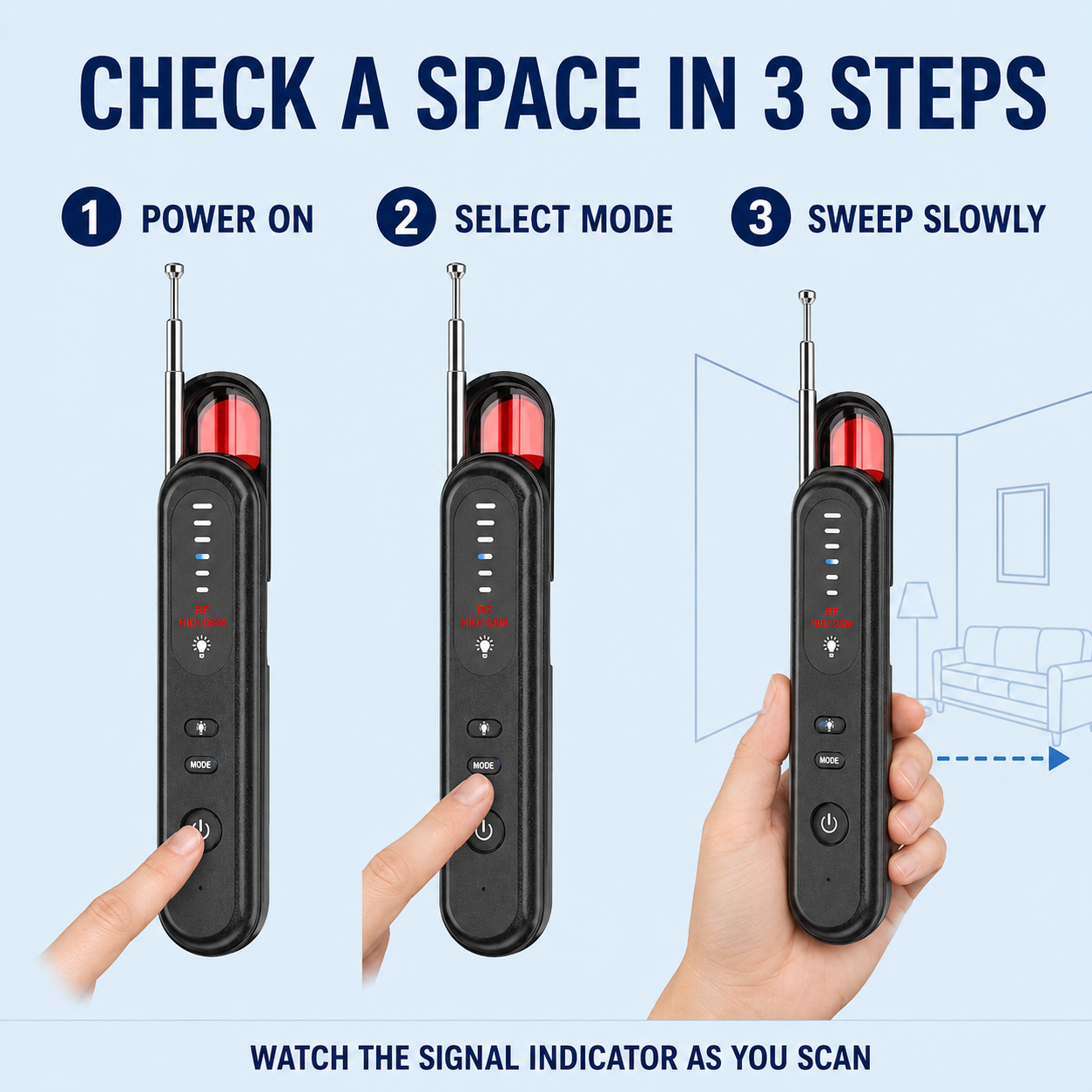 ⏳ Last day! 49% OFF - Hidden Camera Detector