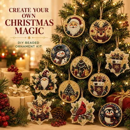 Christmas Bead Magic™ DIY Ornament Kit – Handmade Holiday Tree Decorations