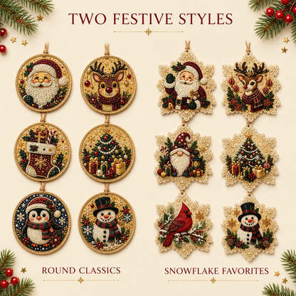 Christmas Bead Magic™ DIY Ornament Kit – Handmade Holiday Tree Decorations