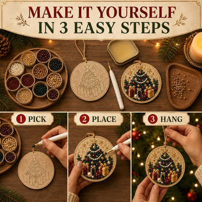 Christmas Bead Magic™ DIY Ornament Kit – Handmade Holiday Tree Decorations