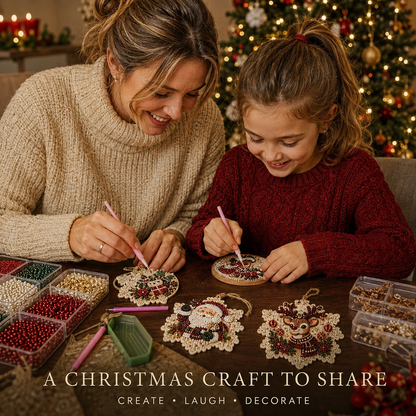 Christmas Bead Magic™ DIY Ornament Kit – Handmade Holiday Tree Decorations