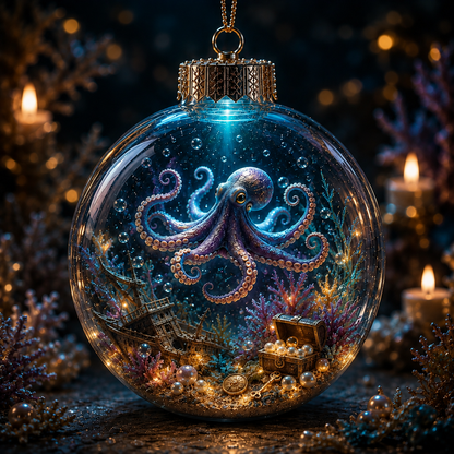 💙✨Ocean Series Illuminated 3D Model Decorations