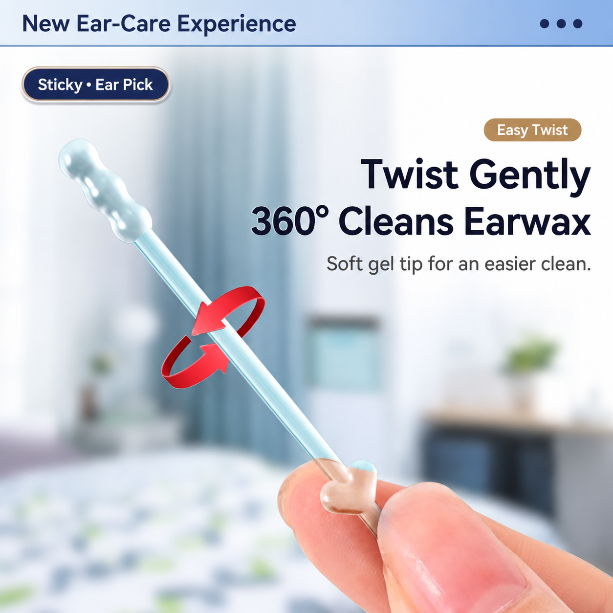✨ Ear Cleaning Tool Stick – Gentle Outer Ear Wax Removal Tool