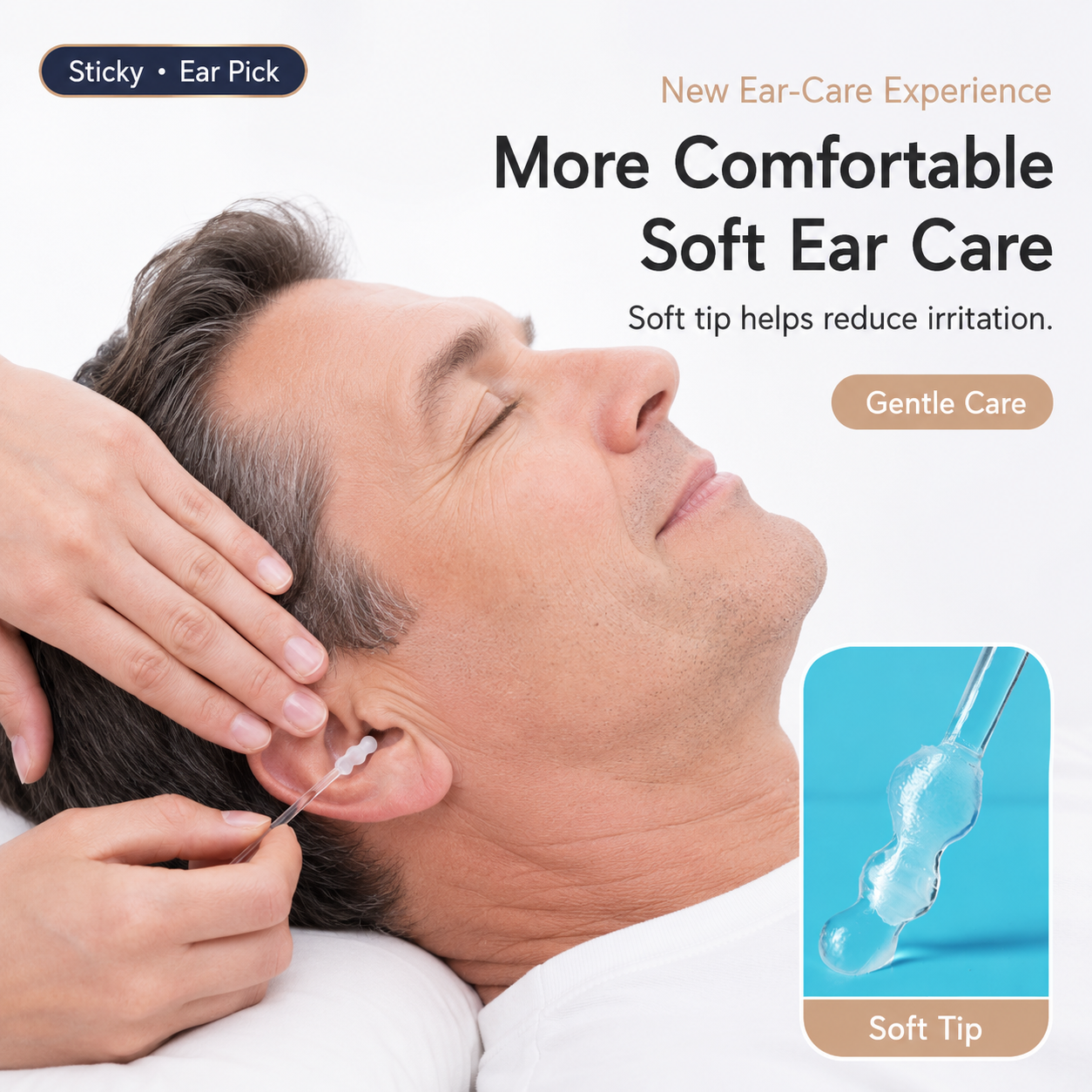 ✨ Ear Cleaning Tool Stick – Gentle Outer Ear Wax Removal Tool