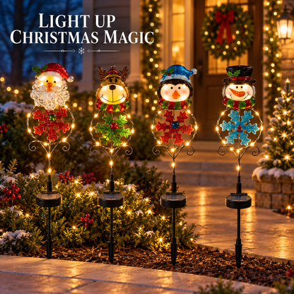 Christmas Character Solar Garden Lights