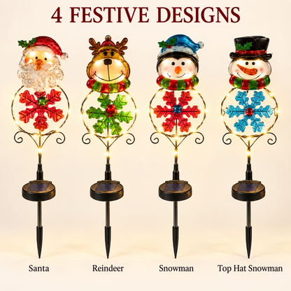 Christmas Character Solar Garden Lights