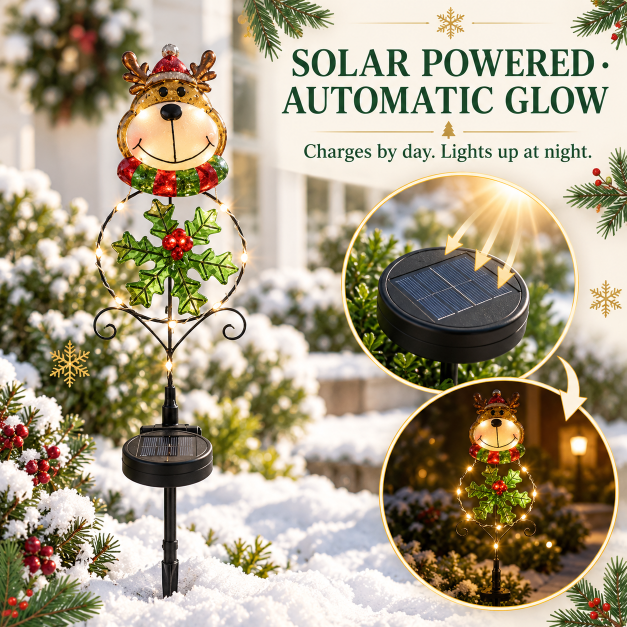Christmas Character Solar Garden Lights
