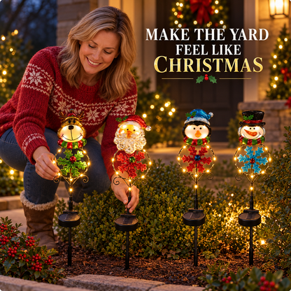 Christmas Character Solar Garden Lights
