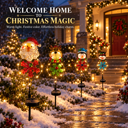 Christmas Character Solar Garden Lights