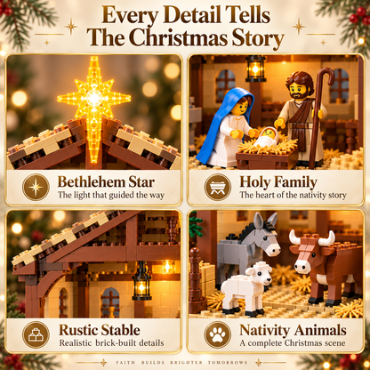 🔥Last Day 50% OFF-🌟The Nativity Story Building Block Set