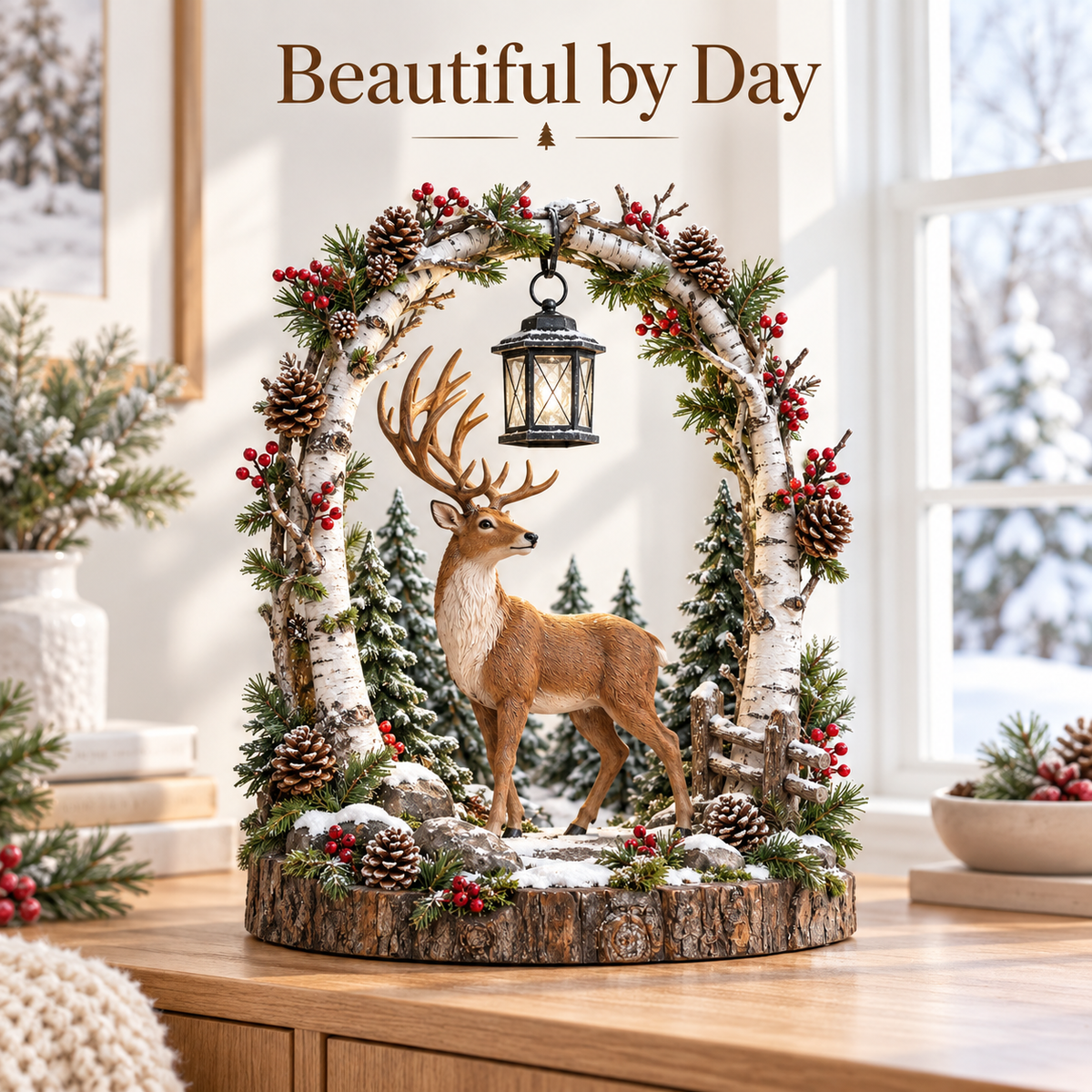 📢📢50% OFF !! ⏰ - Woodland Reindeer Lantern
