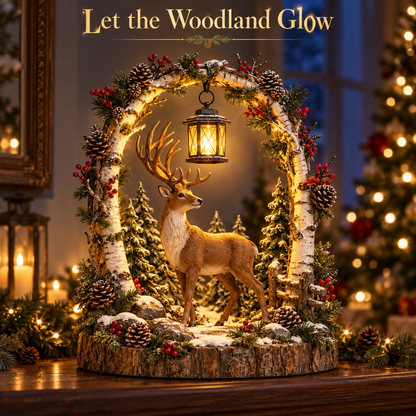 📢📢50% OFF !! ⏰ - Woodland Reindeer Lantern