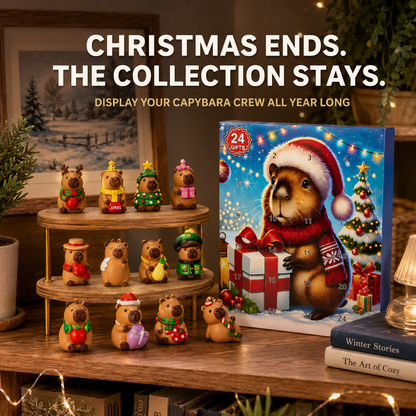 2026 Capibara Christmas Countdown Calendar