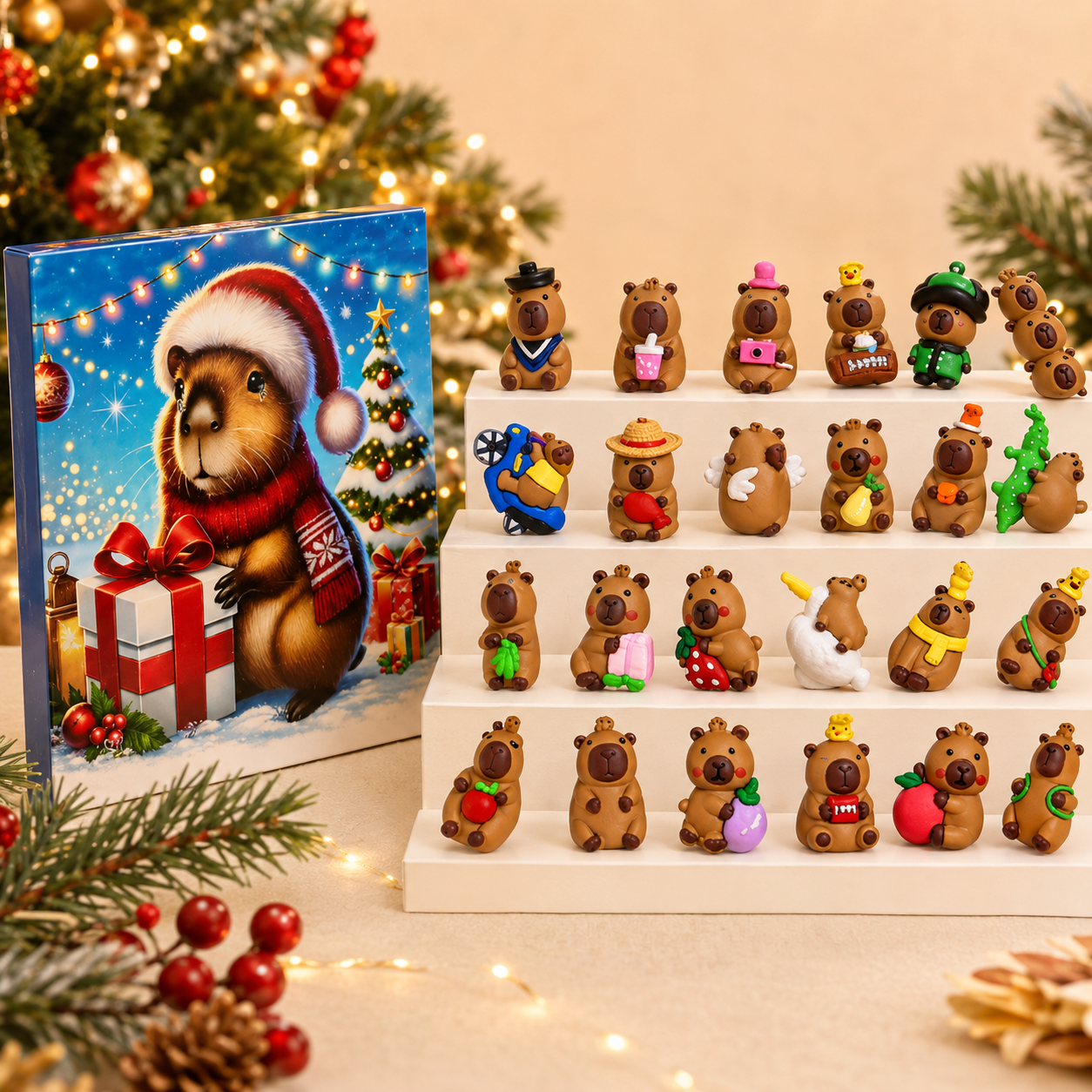 2026 Capibara Christmas Countdown Calendar