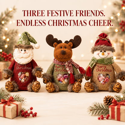 Christmas Character Candy Holder Gift Bag