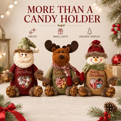 Christmas Character Candy Holder Gift Bag