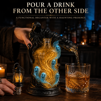 Grim Reaper Spirit Lantern™ Gothic Liquor Decanter