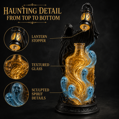 Grim Reaper Spirit Lantern™ Gothic Liquor Decanter