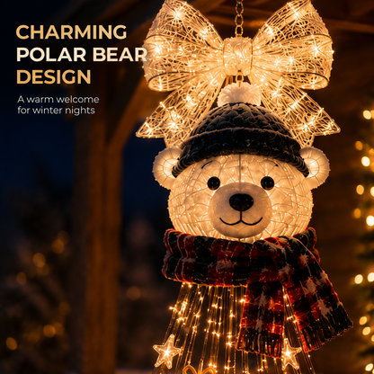 🎄Last day for 50% off🎄-Polar Bear Starfall Christmas Light