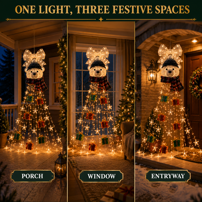 🎄Last day for 50% off🎄-Polar Bear Starfall Christmas Light