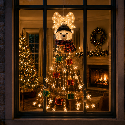 🎄Last day for 50% off🎄-Polar Bear Starfall Christmas Light