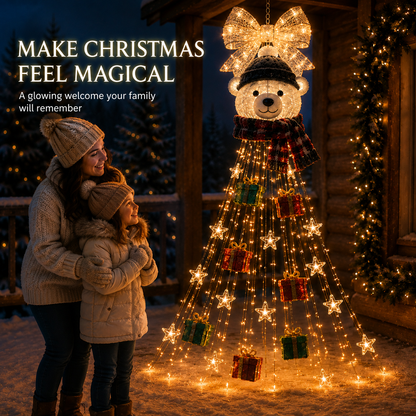🎄Last day for 50% off🎄-Polar Bear Starfall Christmas Light