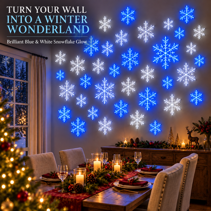 ❄️LED Snowflake Wall Decoration Set