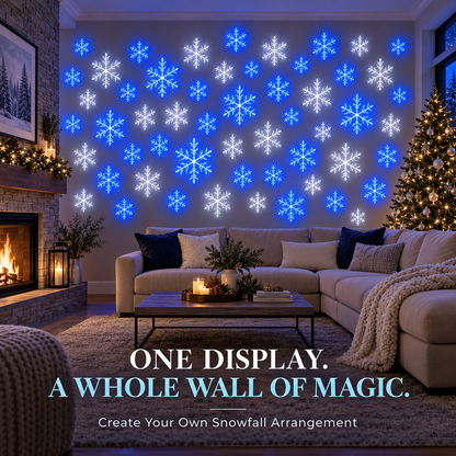 ❄️LED Snowflake Wall Decoration Set
