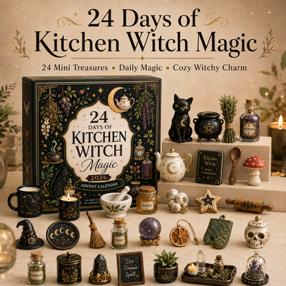 24 Days of Kitchen Witch Magic – Herbal Apothecary Advent Calendar