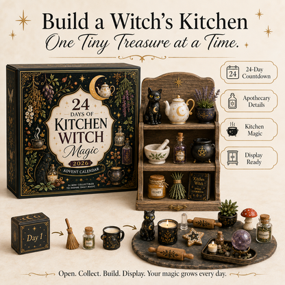 24 Days of Kitchen Witch Magic – Herbal Apothecary Advent Calendar