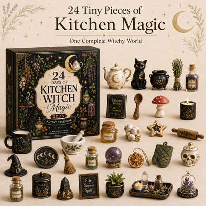 24 Days of Kitchen Witch Magic – Herbal Apothecary Advent Calendar