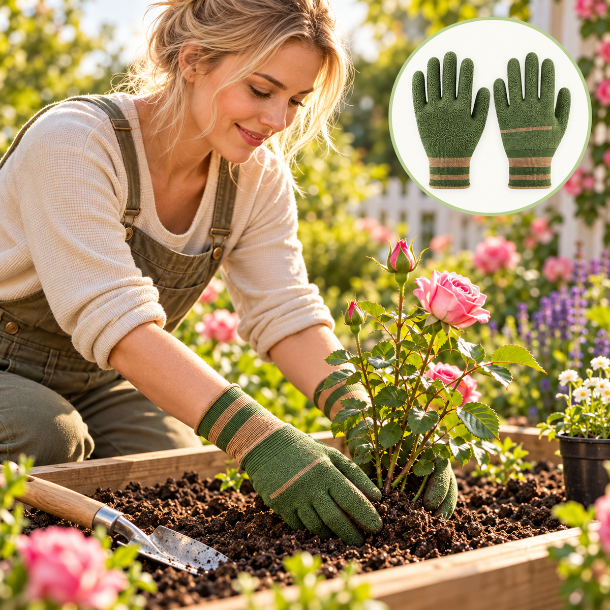 Puncture-Resistant & Waterproof Gardening Gloves