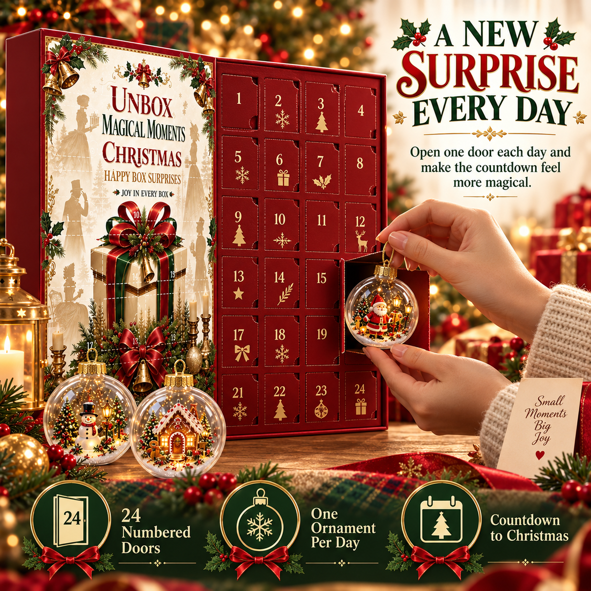 2026 Christmas Countdown Calendar Box