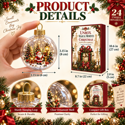 2026 Christmas Countdown Calendar Box